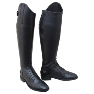 Field Zipper-Back Knee-High Rider Boots