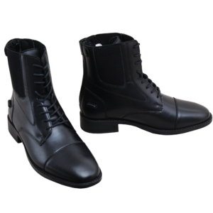 Lace-up ankle length Paddock rider boots