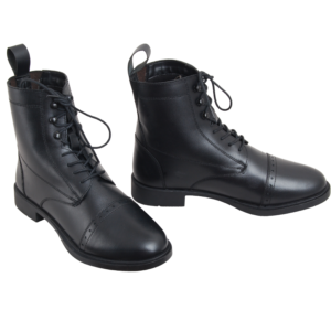 Lace-up ankle length Paddock rider boots
