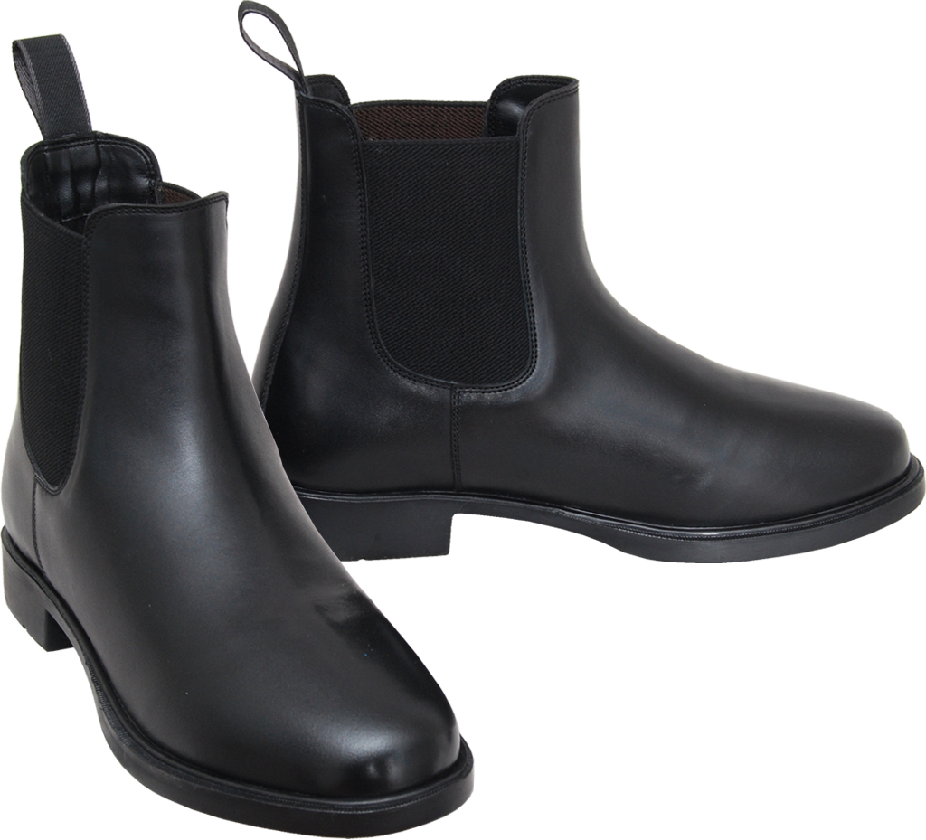 Jodhpur ankle riding boots with pull-on tab at back - SB LEATHERS PVT. LTD.