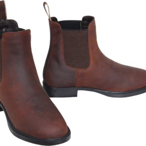 Jodhpur ankle rider boots in crazy horse Leather