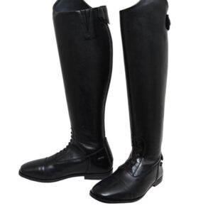 Field knee-length rider boots in aniline leather
