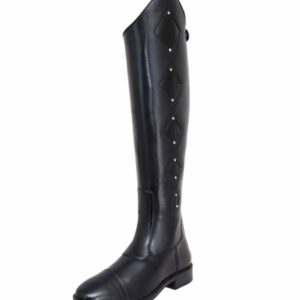 Rider Dressage boots with patent trim