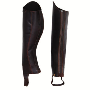 RIDING HALF CHAPS BROWN