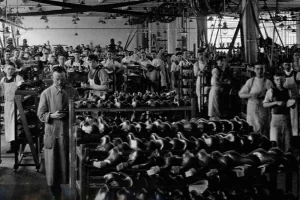 shoe manufacturing in 1900s