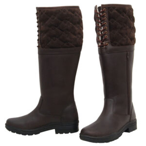 Leather Front Lace Country Boot