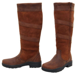Leather Side Zip Waterproof Country Boot