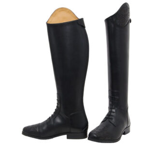 Leather Field Boot with Engraving