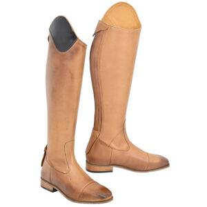 Dressage Boot With Native Crust Beige Leather