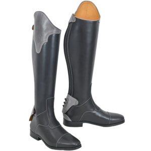 Dressage Boot With Crust Black Leather