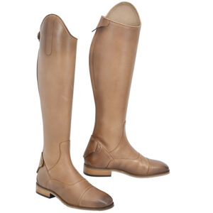 Dressage Boot With Burnish Honey  Leather