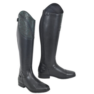 Dressage Boot With Crust Black Leather
