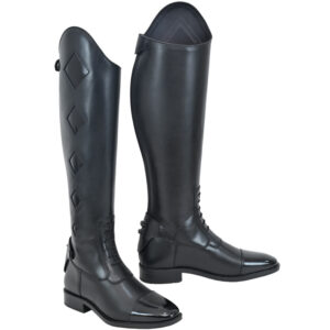 Field Boot With Cow Native Crust Black, Patent Black And Ddmp