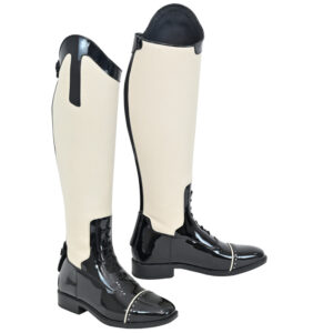 Field Boot With Patent Black, Cow Native Crust Natural And Cow Ddmp Black