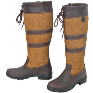 Country Boot With Din Buff Crazy Horse Leather