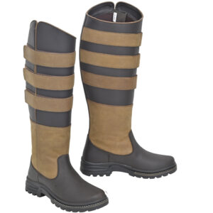 Country Boot With Din Buff Crazy Horse Leather