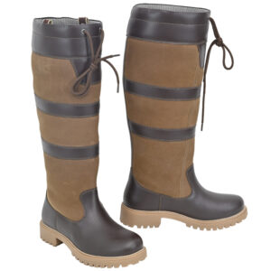 Country Boot With Din Buff Smooth Leather