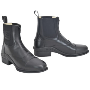 Front Zip Jodhpur Boot With Imported Crust