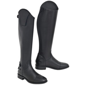 Dressage Boot With Imported Crust Leather Black