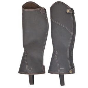 Chap With Buff Crazy Horse, Brown And Buff Oil Pullup  Lt. Brown Leather