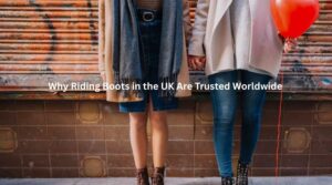 Women wearing stylish leather riding boots representing classic UK equestrian footwear