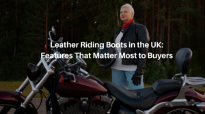 Premium leather riding boots in the UK highlighting comfort, durability, and modern riding design.