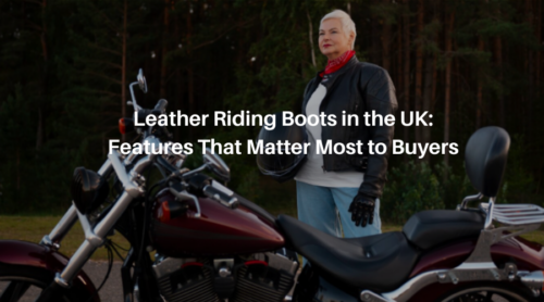 Premium leather riding boots in the UK highlighting comfort, durability, and modern riding design.
